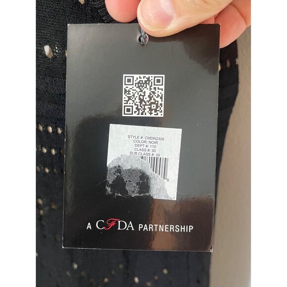 Catherine Malandrino For DesigNation Black XS V-Neck Knit Dress NWT sexy v-neck - Picture 4 of 9